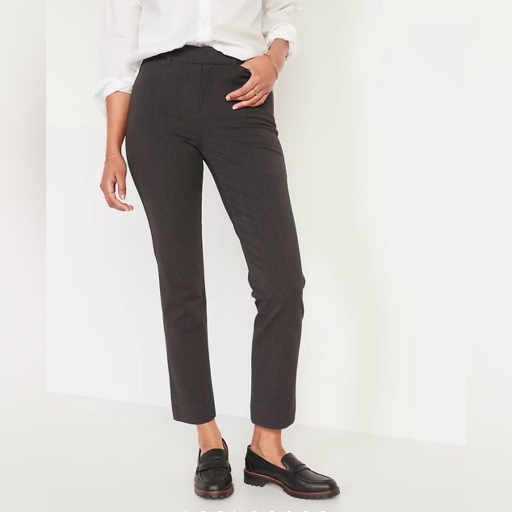 High-Waisted Pixie Straight Pants Brand New NWT